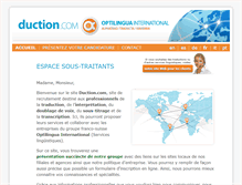 Tablet Screenshot of duction.com